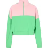 Mymo Sweatshirt 'Comfy' verde claro / cor-de-rosa