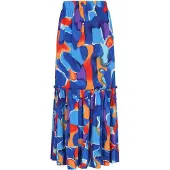Ebeeza Saia navy / azul claro / laranja