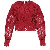 Faina Blusa vermelho escuro