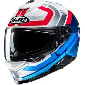 HJC i71 Viz MC21 Capacete Integral Branco/Azul/Vermelho 2XL