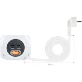 Nanocable Carregador 2xusb C/2xusb 16a