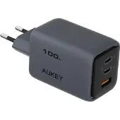 Aukey Carregador De Parede Usb-a E Usb-c 30w