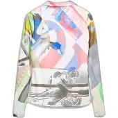 Desigual , Camiseta abotoada collage, PoliÉSter, M