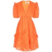 IZIA Vestido de verão laranja