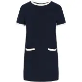 Dreimaster Maritim Vestido navy / branco