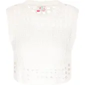 IZIA Top de malha offwhite