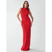 BWLDR Vestido 'LANA ' vermelho sangue