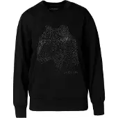 KOROSHI Sweatshirt preto / prata
