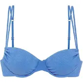 Copenhagen Studios Top de biquíni azul