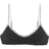 Copenhagen Studios Top de biquíni preto / branco