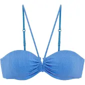 Copenhagen Studios Top de biquíni azul