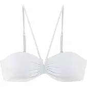 Copenhagen Studios Top de biquíni branco