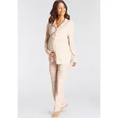 LASCANA Pijama camelo / ecru