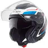 Schuberth J2 Sigma Capacete a jato Branco/Azul/Vermelho 55 unissexo
