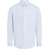 Calvin Klein Camisa De Manga Comprida Solid Stretch Slim Fit