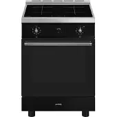 Smeg Cozinha Vitrocerâmica Com Forno C6ipblt2 Induction 60 Cm 4 Bocas