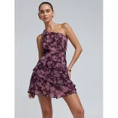 BWLDR Vestido 'Codie' roxo escuro / preto