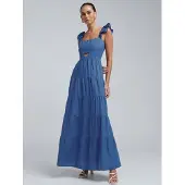 BWLDR Vestido de verão 'Elsi' safira