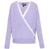 Dreimaster Pullover lavanda / branco
