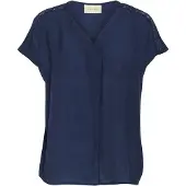 Cream Blusa 'Henja' navy