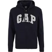 Gap Casaco em moletão navy / acinzentado / branco