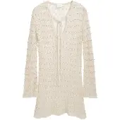 Desigual , Vestido de crochê com miçangas, Branco, S/M