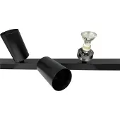 Dyberg Larsen Projetor de teto Moderno, preto, comprimento 95 cm