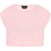 Faina Top de malha cor-de-rosa