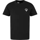 Mister tee Camisola 'Peace Lovesign' preto / branco