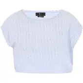 Faina Top de malha 'Fashion Look' azul claro