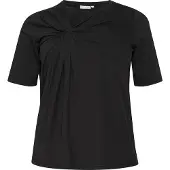 KAFFE CURVE Camisa 'Eloisa' preto