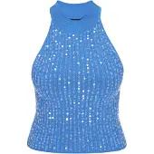 Faina Top de malha 'Comfortable Collection' azul