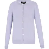 Usha Casaco de malha 'Classic Look' roxo claro