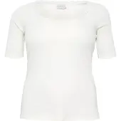 KAFFE CURVE Camisa 'Britt' branco
