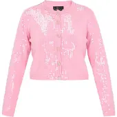 Faina Casaco de malha 'Fashion Look' cor-de-rosa
