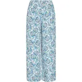 Usha Calças azul / azul claro / amarelo / branco