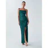BWLDR Vestido 'Indy' esmeralda