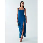 BWLDR Vestido de verão azul real