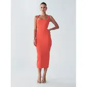 BWLDR Vestido 'Riri' laranja