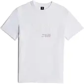 G-Star Camisa 'Originals T-Shirt' vermelho escuro / branco