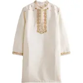 Next Camisa ouro / branco