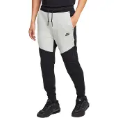 Nike Calças 'TCH FLC' cinzento claro / preto