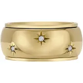 Fossil Glittering gold-plated steel Anello Sadie JF04835710 - Circuit: 49 mm