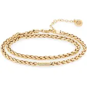 Tommy Hilfiger Bracciale Doppio Placcato Oro — Bracciale