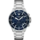 Emporio Armani Relógios analógicos marinho / prata