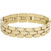 Fossil Gold-plated steel Bracciale Arden JF04784710
