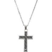Emporio Armani Colar 'EGS1705040' antracite / prata