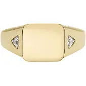 Fossil Anello Acciaio Oro Ellis Jf04791710 Circuito 57mm — Anello
