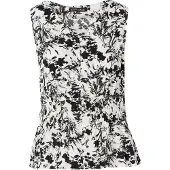 KOROSHI Top preto / branco