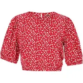 Nelice Blusa 'Fashion Look' vermelho / preto / branco